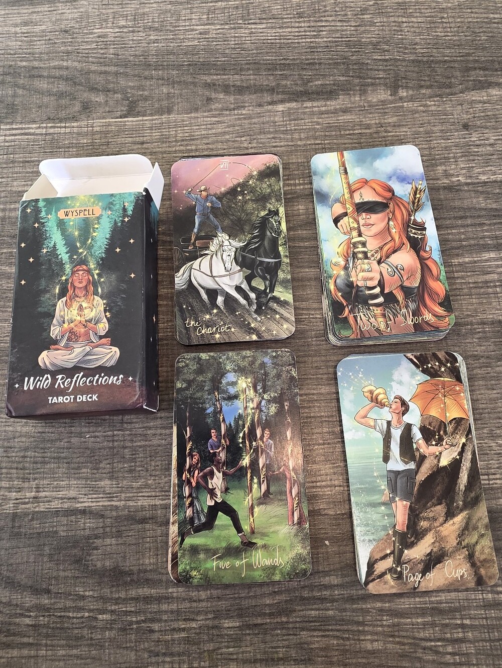 Wild Reflections Tarot 78 Card Deck. NO GUIDEBOOK